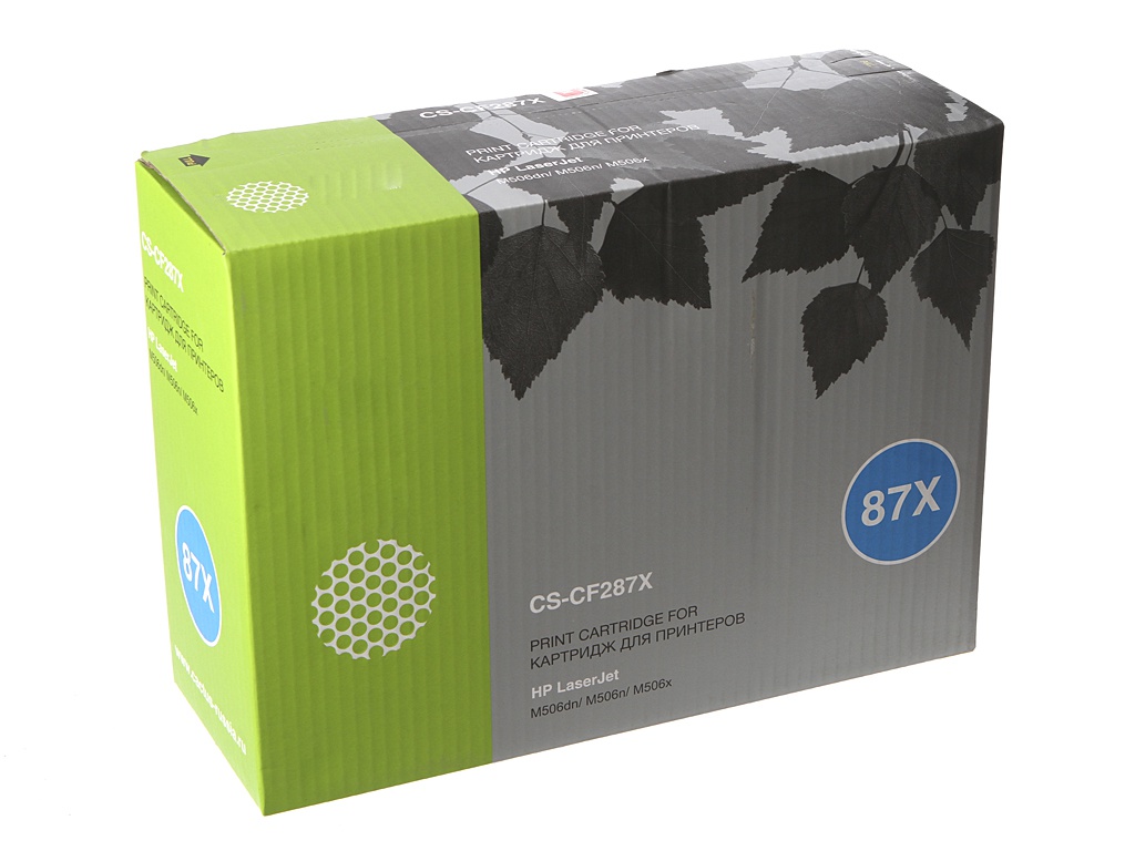 

Картридж Cactus CS-CF287X Black для HP LJ M506dn/M506n/M506x, CS-CF287X