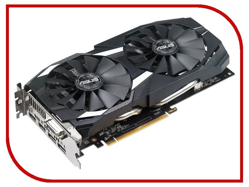 фото Видеокарта ASUS Radeon RX 580 1360Mhz PCI-E 3.0 8192Mb 8000Mhz 256 bit DVI 2xHDMI HDCP DUAL-RX580-O8G