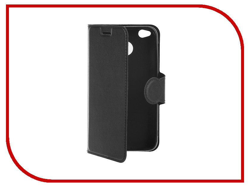 фото Аксессуар Чехол Xiaomi Redmi 4X Red Line Book Type Black