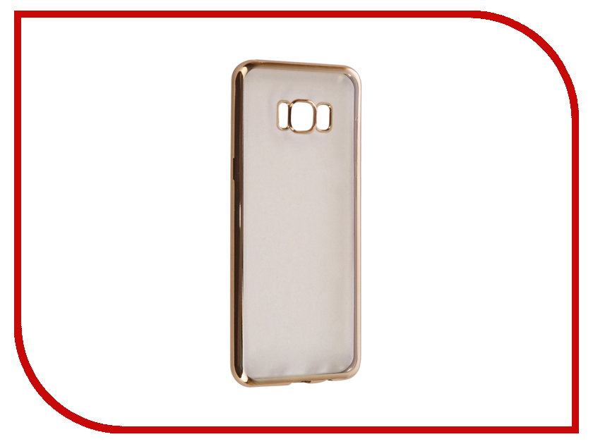 фото Аксессуар Чехол Samsung Galaxy S8 Plus iBox Blaze Silicone Gold frame