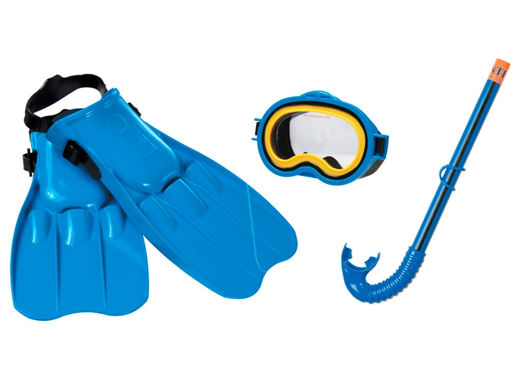 

Набор маска + трубка + ласты Intex Adventure View Swim 55951, 55951