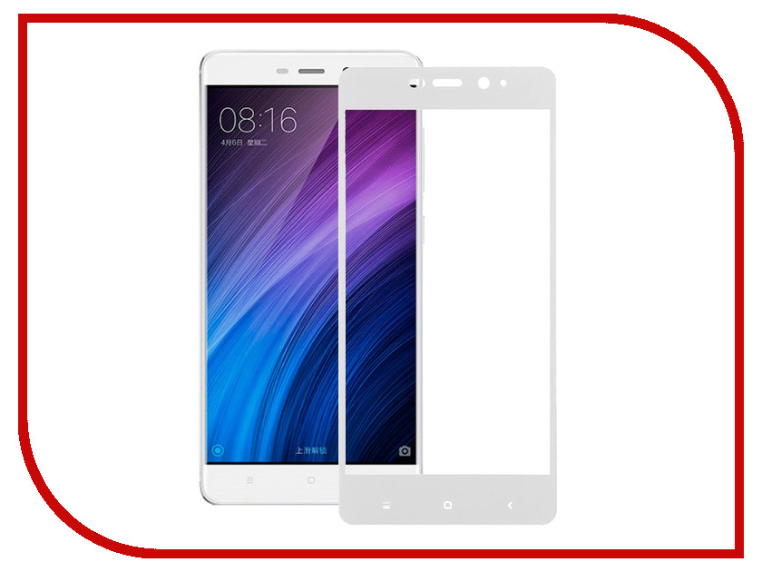 

Аксессуар Закаленное стекло Xiaomi Redmi 4 Pro / 4 Prime DF Full Screen xiColor-09 White