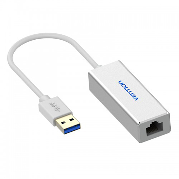 

Сетевая карта Vention USB 3.0 M to RJ45 F Silver CEFIB