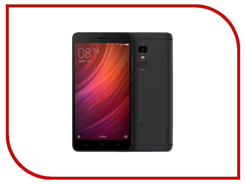фото Сотовый телефон Xiaomi Redmi Note 4 4Gb RAM 64Gb Black