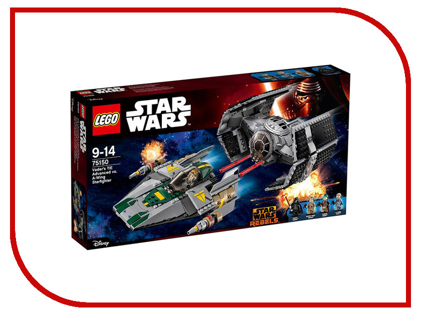 

Конструктор Lego Star Wars Усовершенствованный истребитель Вейдера против звёздного истребителя 75150
