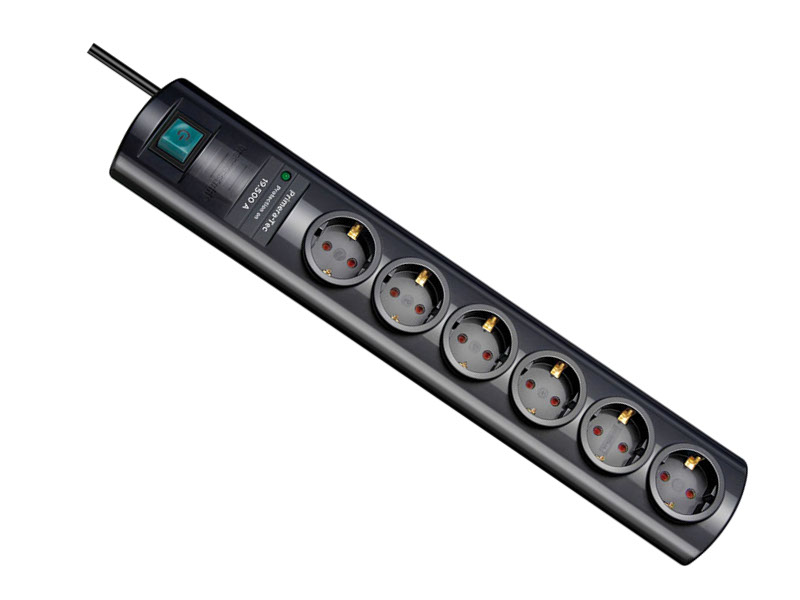 фото Сетевой фильтр Brennenstuhl Primera-Tec 6 Sockets 2m Black 1153300456