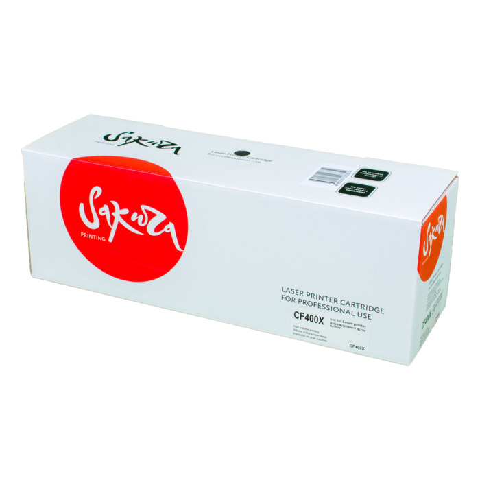 

Картридж Sakura Black для Color LaserJet Pro M252n/M252dn/MFP277dw/277n, (аналог HP CF400X)