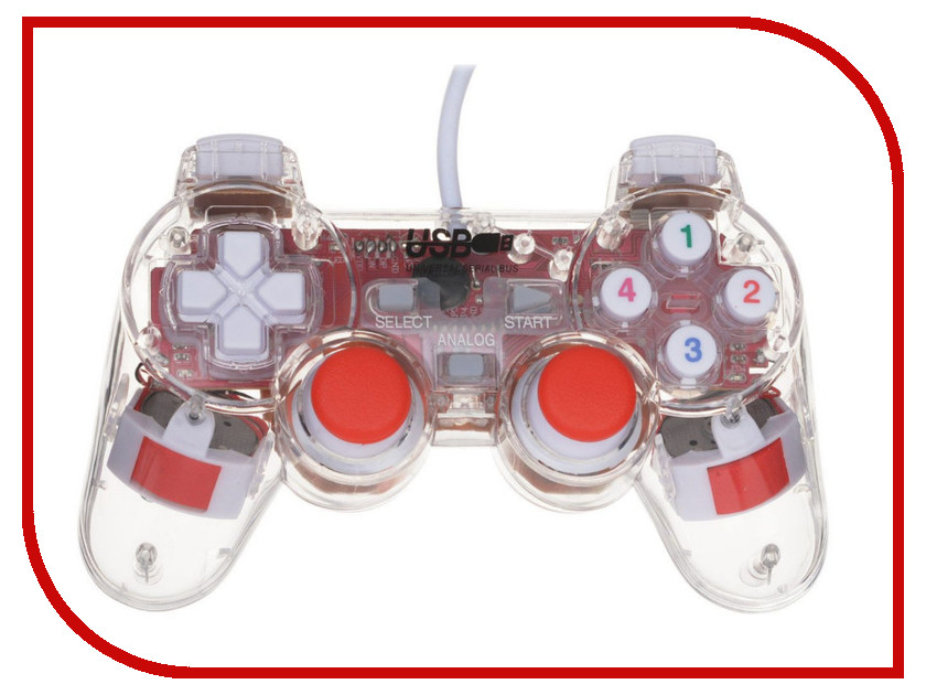 

Геймпад 3Cott Single GP-01 Transparent