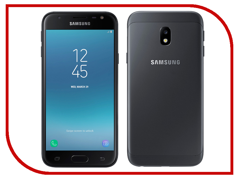 фото Сотовый телефон Samsung SM-J330F/DS Galaxy J3 (2017) Black