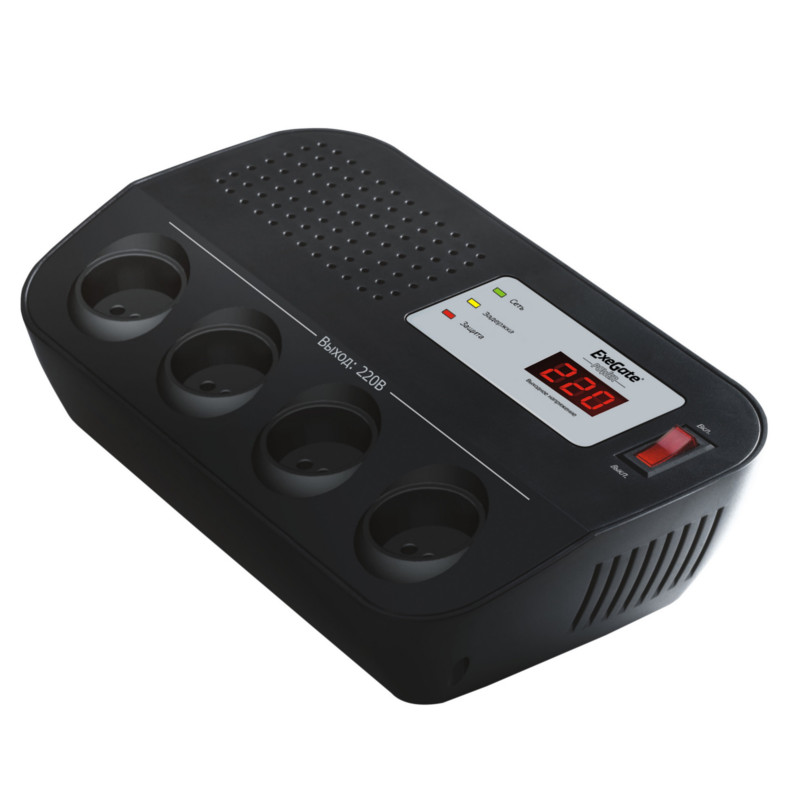 

Стабилизатор ExeGate Power RP-500 259013, RP-500