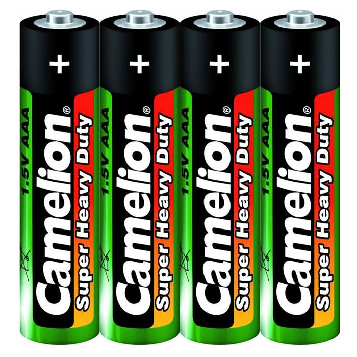 Батарейка AAA - Camelion Green R03 R03P-SP4G (4 штуки) батарейка aaa smartbuy one r03 sobz 3a04s eco 4 штуки