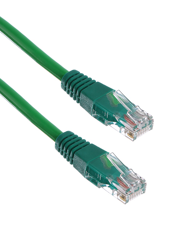 Сетевой кабель ExeGate UTP cat.5e 0.3m Green 258665 фото.