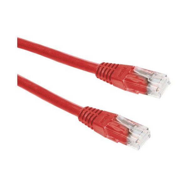 цена Сетевой кабель ExeGate UTP cat.5e 2m Red 258676