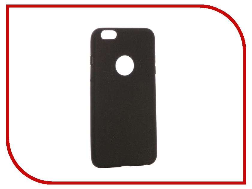 фото Аксессуар Чехол Krutoff Silicone для iPhone 6 Plus Black 11811