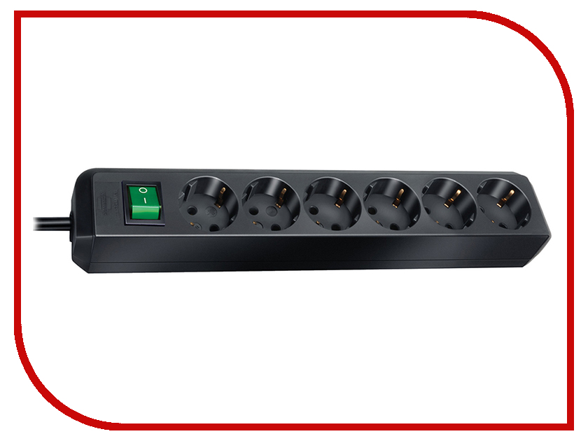 

Сетевой фильтр Brennenstuhl Eco-Line 6 Sockets 1.5m Black 1159500015 / 1159500075