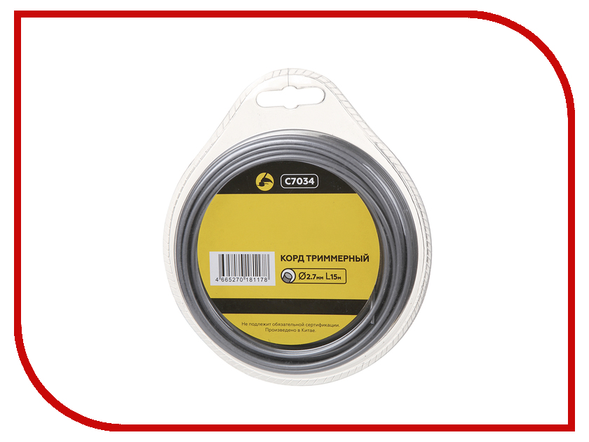 

Аксессуар Леска для триммера Champion C7034 Aluminium 2.7mm x 15m, C7034