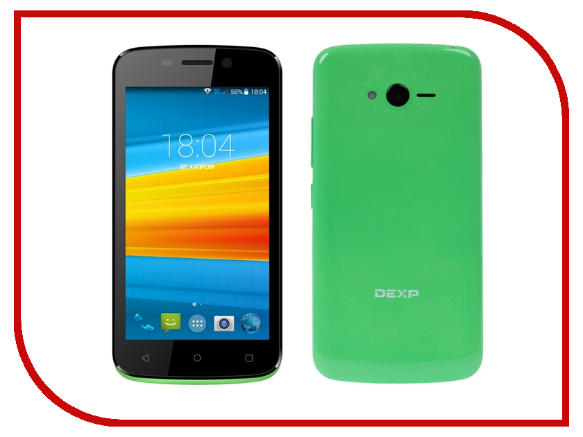 фото Сотовый телефон DEXP Ixion E245 Green