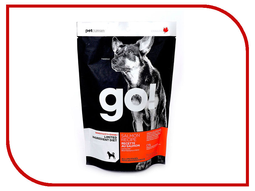

Корм GO! Лосось 230g для Щенков и собак с чувствительным пищеварением 42835