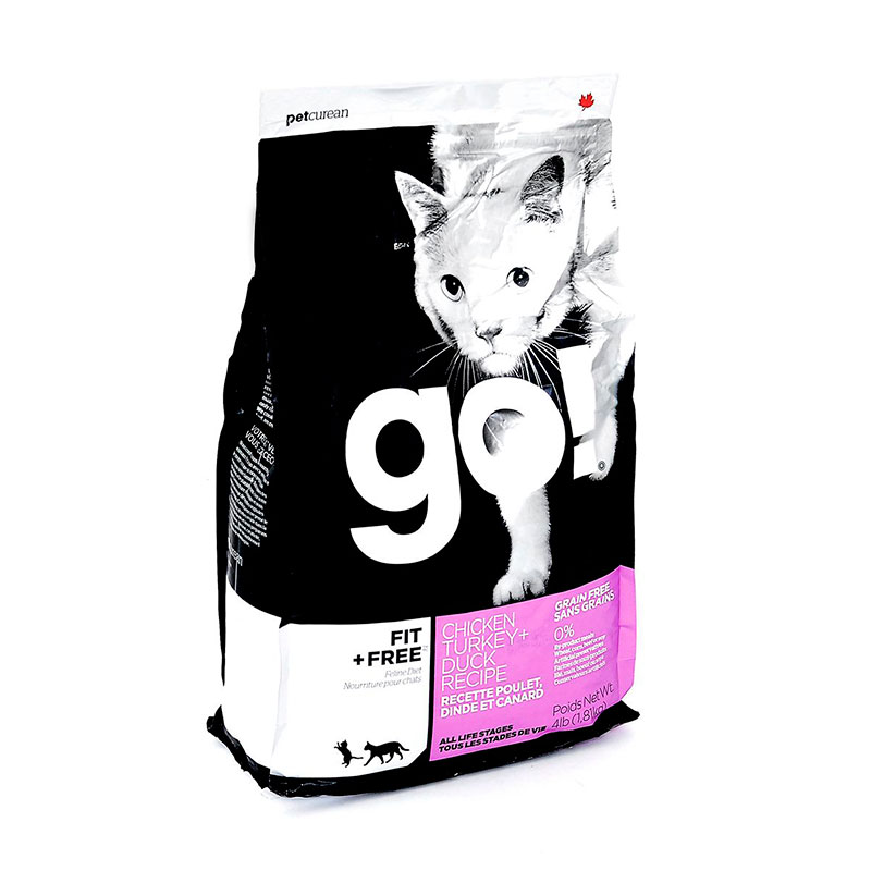 

Корм GO! Курица,Индейка,Утка и Лосось 1,82kg для котят и кошек 39574