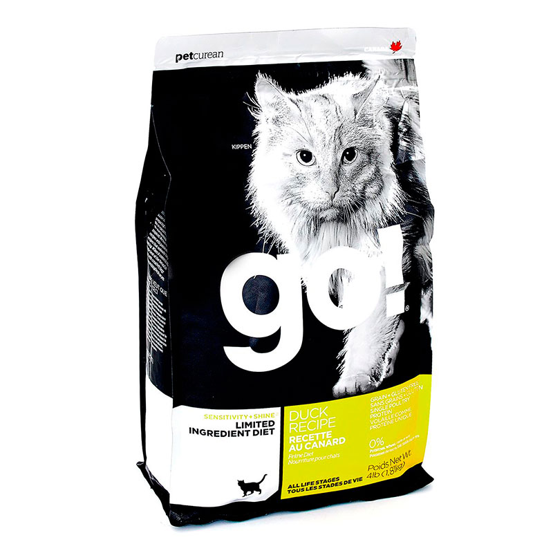 

Корм GO! Утка 1,82kg для котят и кошек с чувствительным пищеварением 42844 / 01496