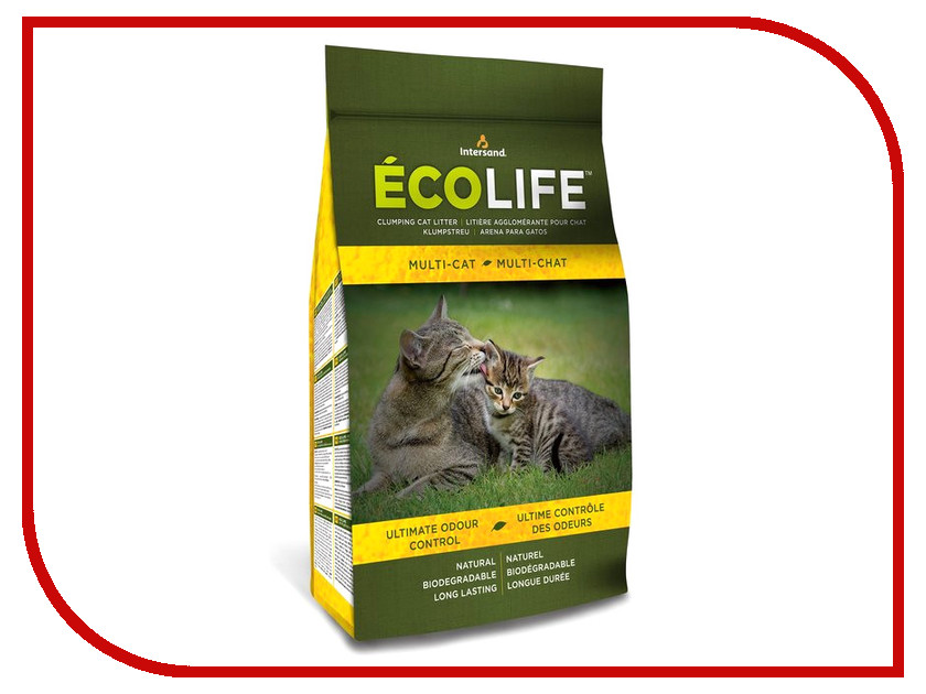 

Наполнитель Intersand EcoLife Multi-Cat 9.7kg 62941