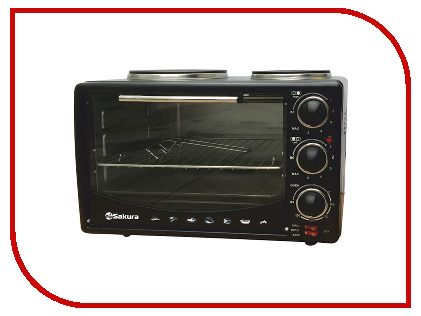

Мини печь Sakura SA-7014HBK Black