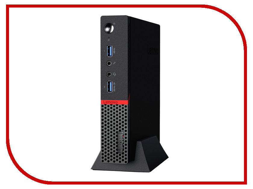 фото Настольный компьютер Lenovo ThinkCentre M600 Tiny Slim 10GB000QRU (Intel Celeron J3060 1.6GHz/2048Mb/500Gb/Intel HD Graphics/Wi-Fi/Bluetooth/DOS)