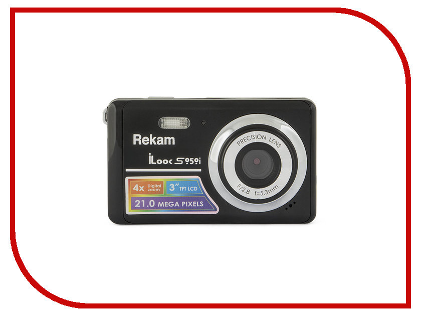 фото Фотоаппарат Rekam iLook S959i Metallic Black