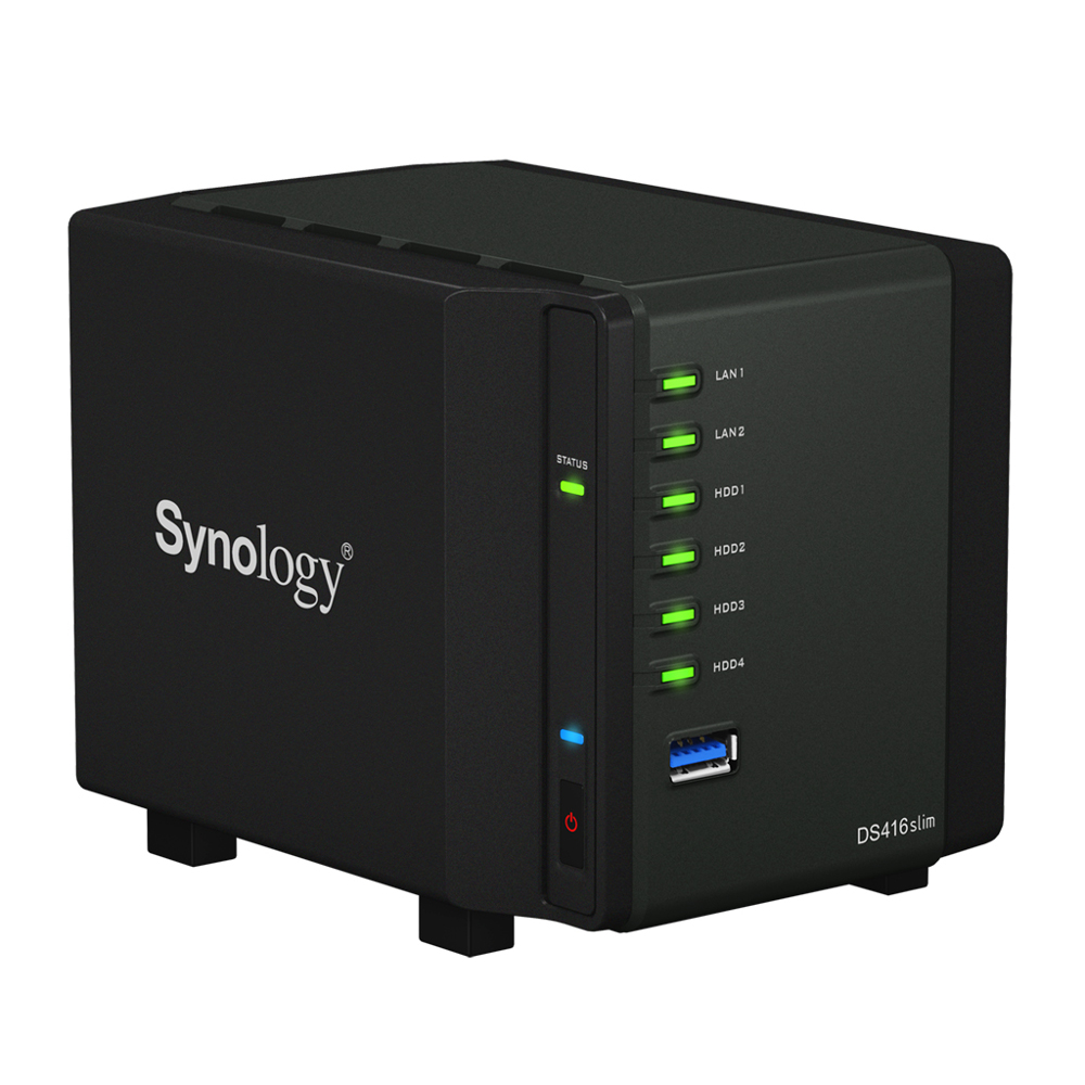 

Сетевое хранилище Synology DS416 Slim, DS416 Slim