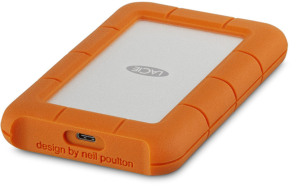 Zakazat.ru: Жесткий диск HDD Lacie Rugged USB-C 7200 rpm 2 TB, оранжевый