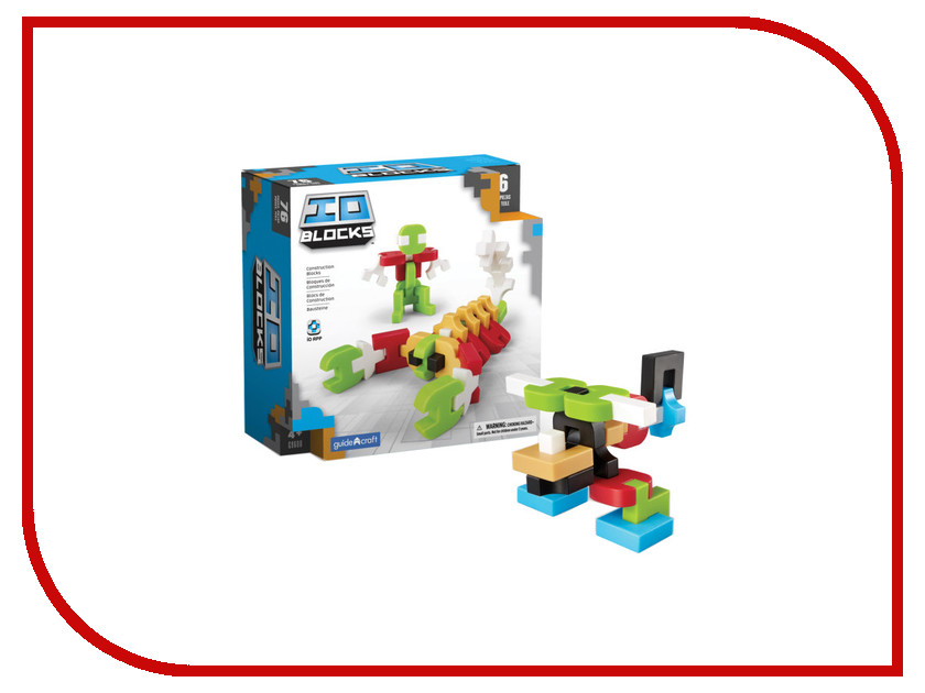 

Конструктор Guidecraft IO Blocks 76 дет. G9600
