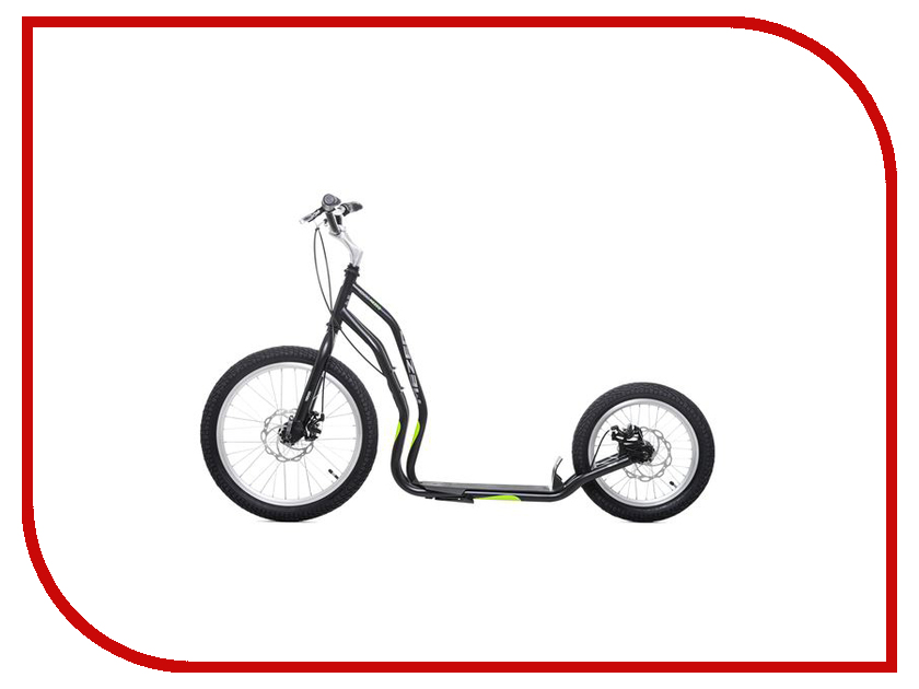 

Самокат Yedoo Mezeq New Disc Black-Green 111203