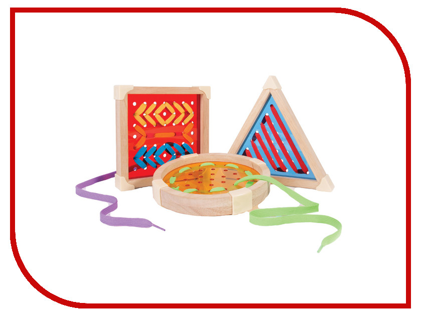 

Игрушка Guidecraft Geo Shape Lacing G6801