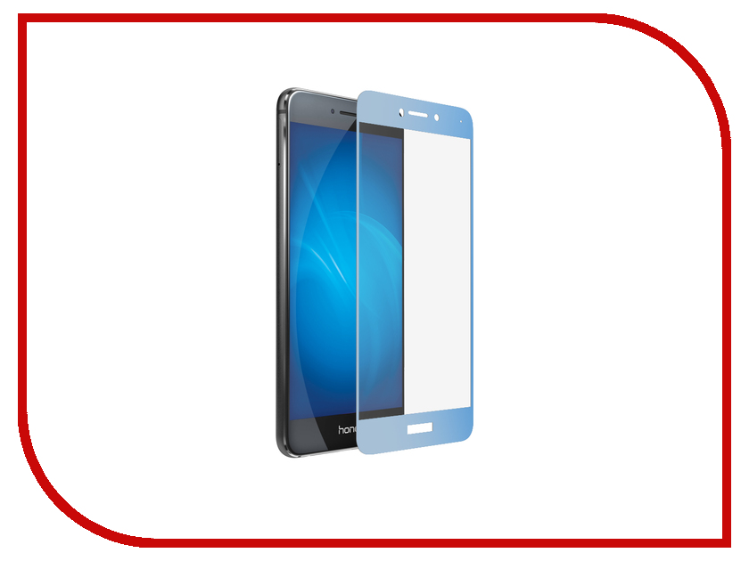 

Аксессуар Защитное стекло Huawei Honor 8 Lite / P8 Lite DF Full Screen hwColor-08 Blue