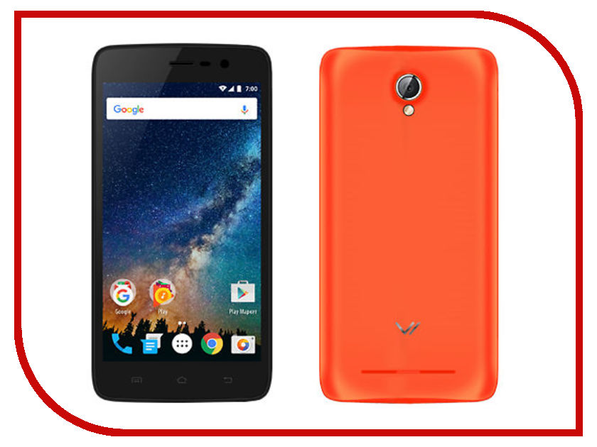 фото Сотовый телефон Vertex Impress Saturn LTE Orange