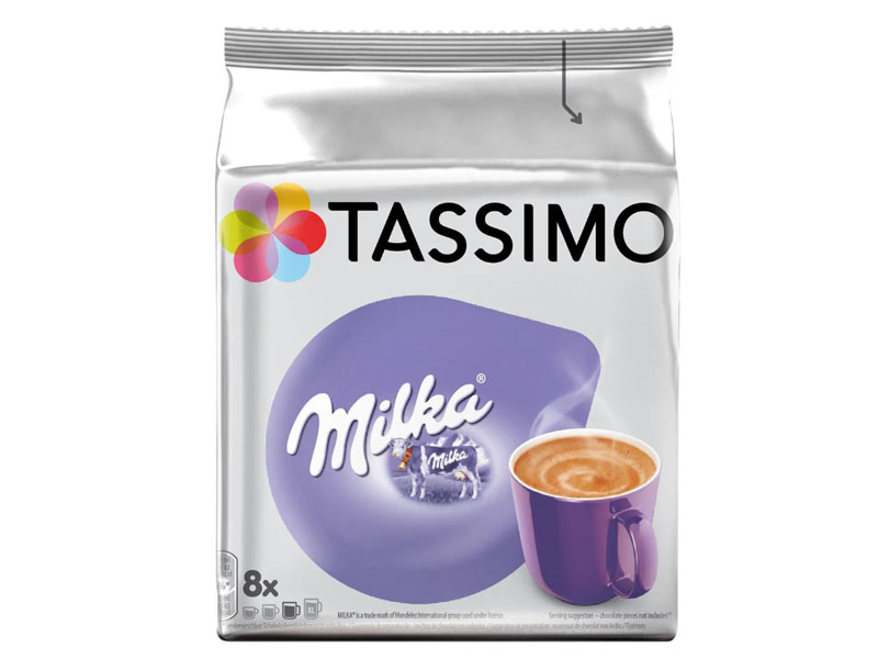 Капсулы для кофемашин Tassimo Milka Напиток растворимый с какао капсулы для кофемашин carraro crema espresso 10шт стандарта nespresso