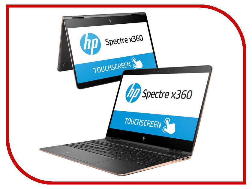 фото Ноутбук HP Spectre x360 13-ac001ur 1DM57EA (Intel Core i5-7200U 2.5 GHz/8192Mb/256Gb SSD/No ODD/Intel HD Graphics/Wi-Fi/Bluetooth/Cam/13.3/1920x1080/Touchscreen/Windows 10 64-bit) Hewlett Packard