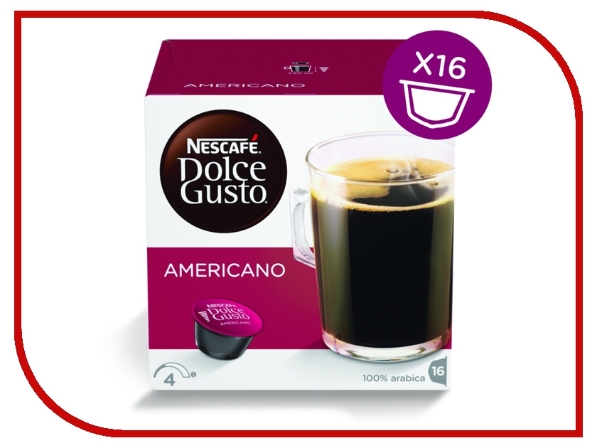 

Капсулы Nescafe Dolce Gusto Americano 16шт 12115461