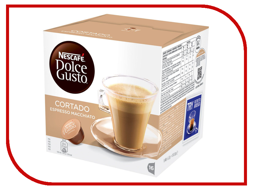 

Капсулы Nescafe Dolce Gusto Cortado 16шт 12121894