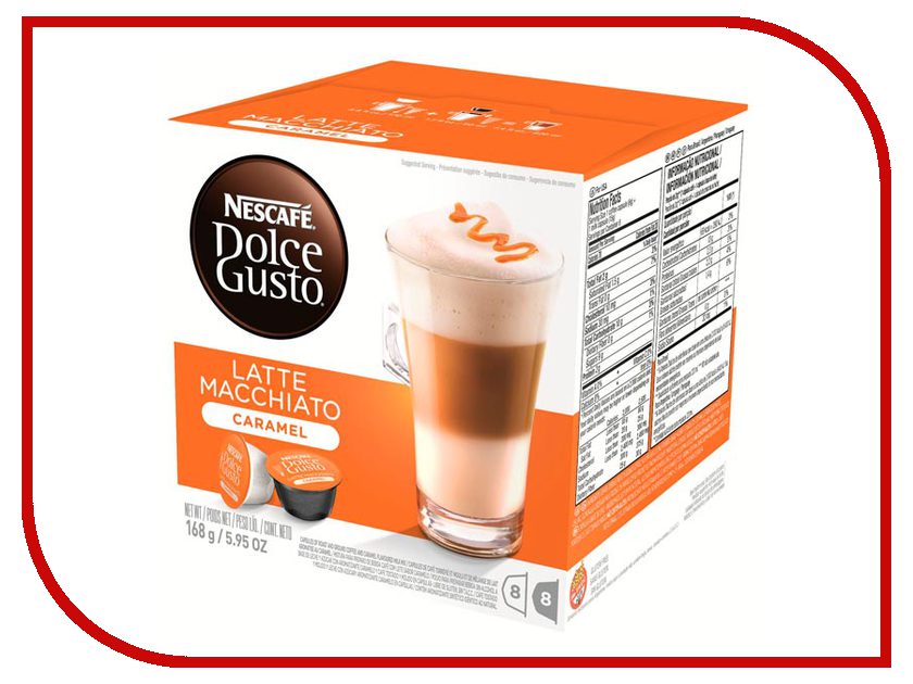 

Капсулы Nescafe Dolce Gusto Latte Macchiato Caramel 16шт 12136960
