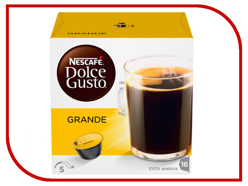 

Капсулы Nescafe Dolce Gusto Cafe Crema Grande 16шт 12120090