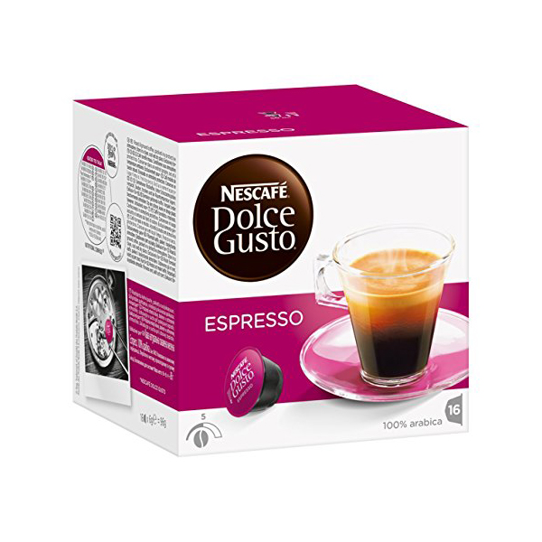 Капсулы для кофемашин Nescafe Espresso 16шт стандарта Dolce Gusto 5219839