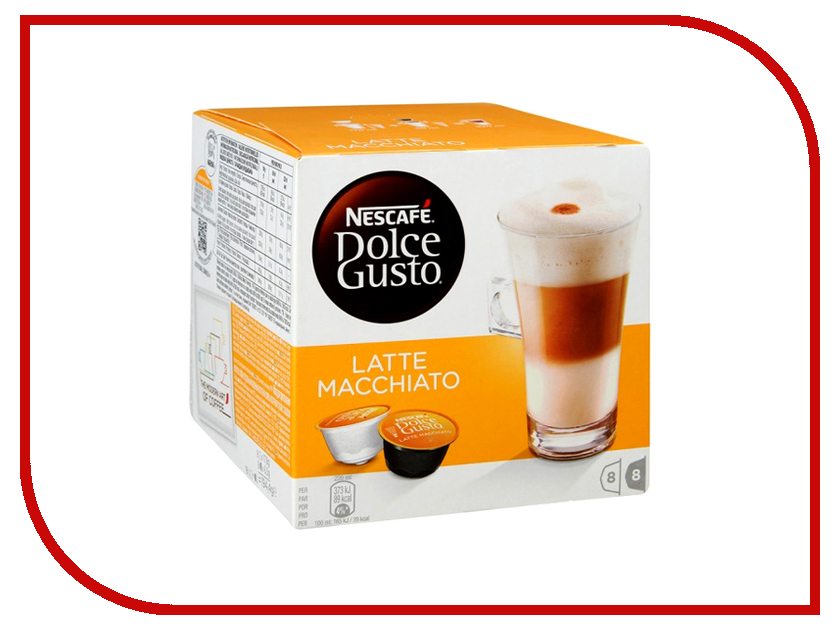 

Капсулы Nescafe Dolce Gusto Latte Macchiato 16шт 5219838