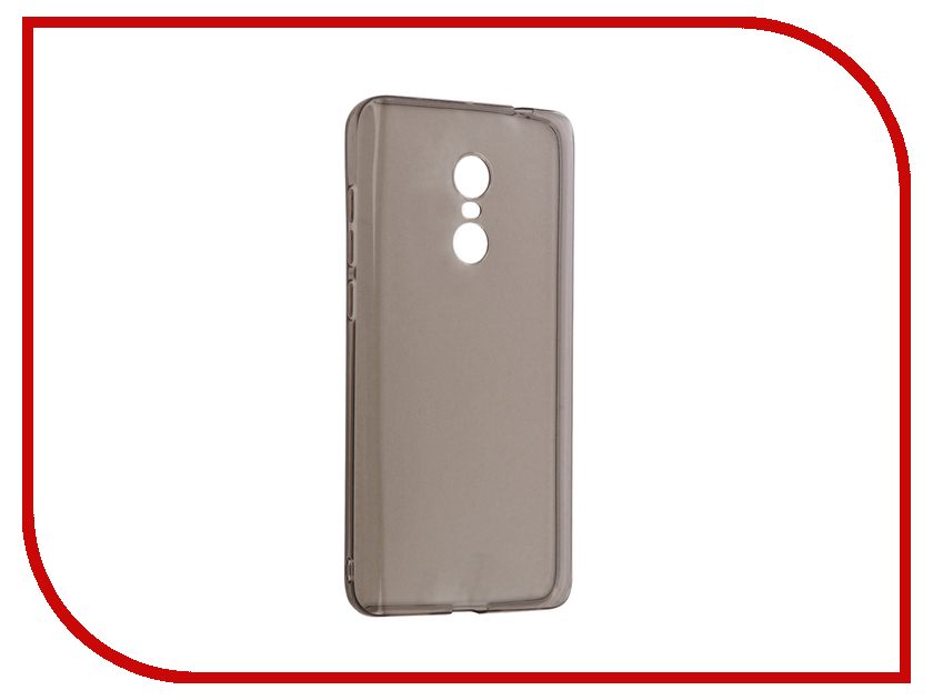 фото Аксессуар Чехол Xiaomi Redmi Note 4 Gecko Silicone Transparent-Glossy Black S-G-XIRMNOTE4-BL