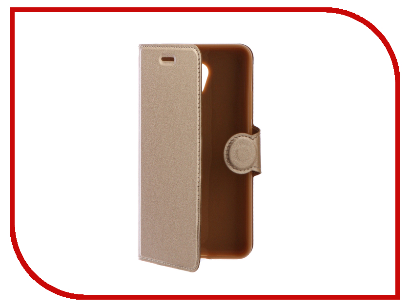 фото Аксессуар Чехол Meizu M5 Note Red Line Book Type Gold