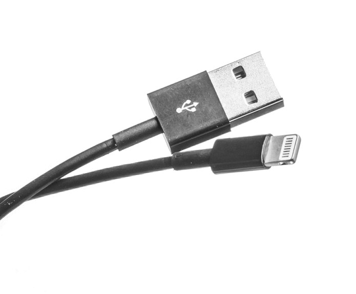 фото Аксессуар Prolike USB - 8 pin Lightning 1.2m Black PL-LC-1.2M-BK