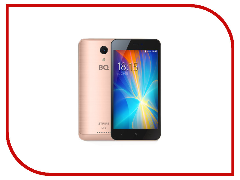 фото Сотовый телефон BQ 5044 Strike LTE Rose Gold Brushed