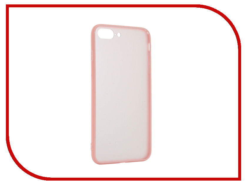 фото Аксессуар Чехол BROSCO Silicone для APPLE iPhone 7 Plus Pink Matte IP7P-TPU-BMP-ROSE