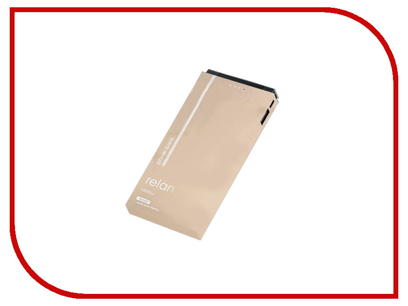 

Аккумулятор Remax RPP-65 Relan Power Bank 10000mAh Gold 71921