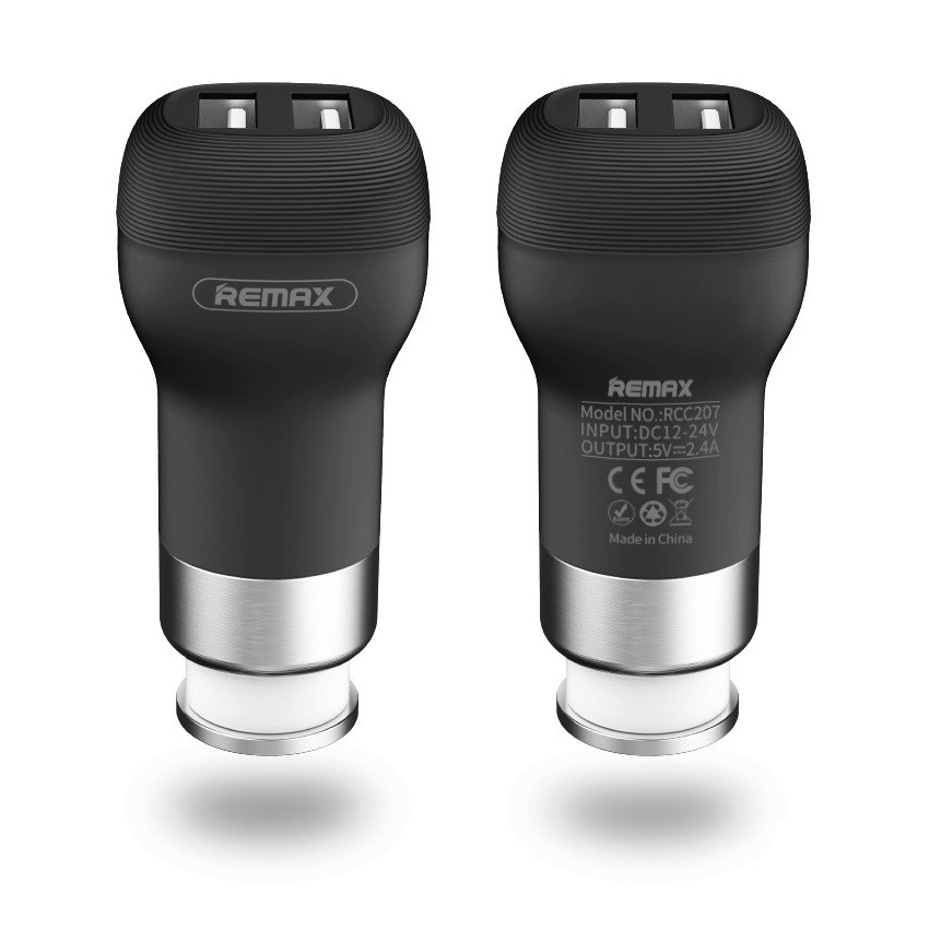 

Зарядное устройство Remax RCC207 Flinc 2xUSB 5V/2.4A Black 71779, RCC207 Flinc